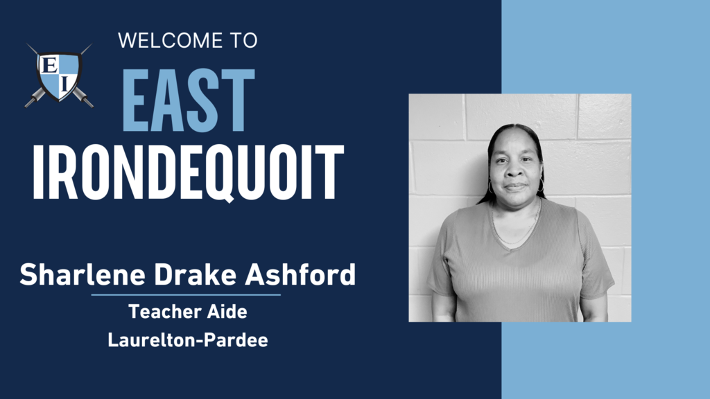 Welcome to EI, Sharlene Drake Ashfordm Teacher Aide, LP