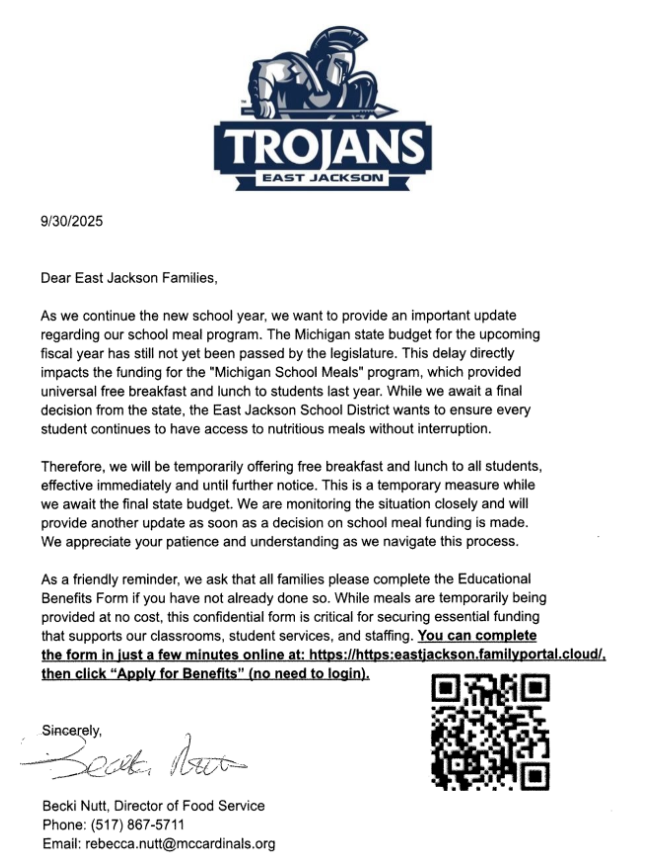 Food Service update