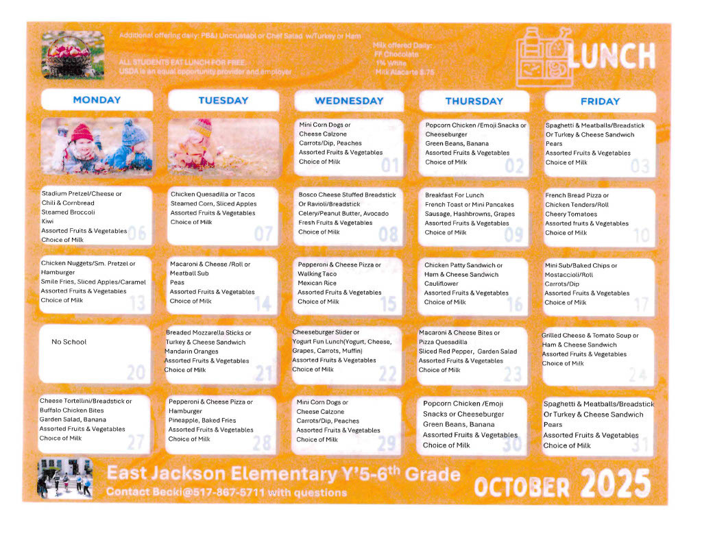 Lunch Menu