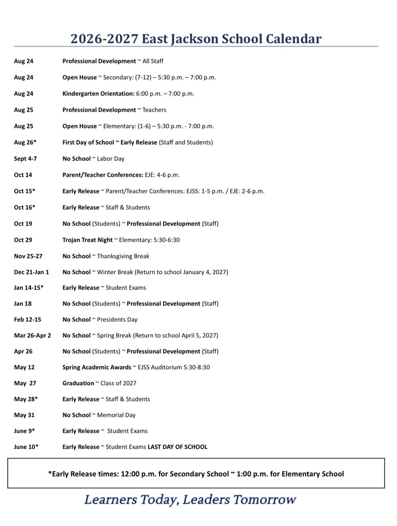 26/27 Calendar