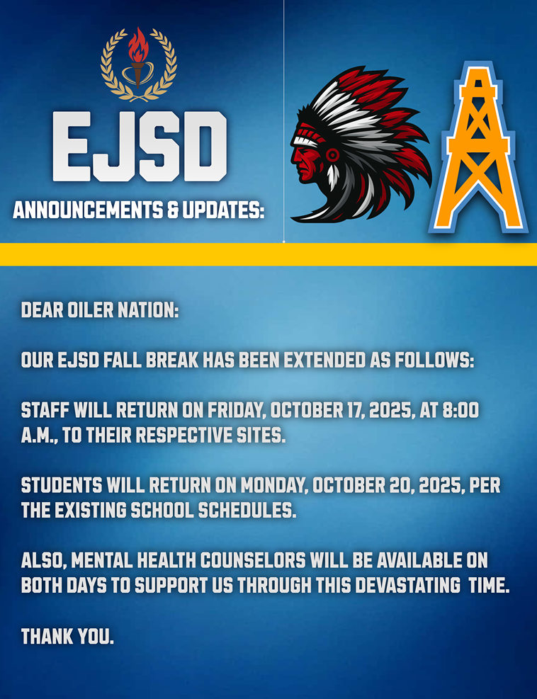 EJSD Extends Fall Break