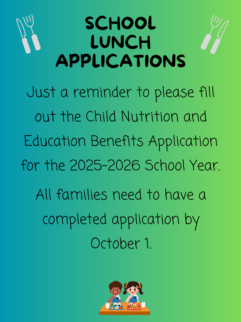 School Lunch reminder