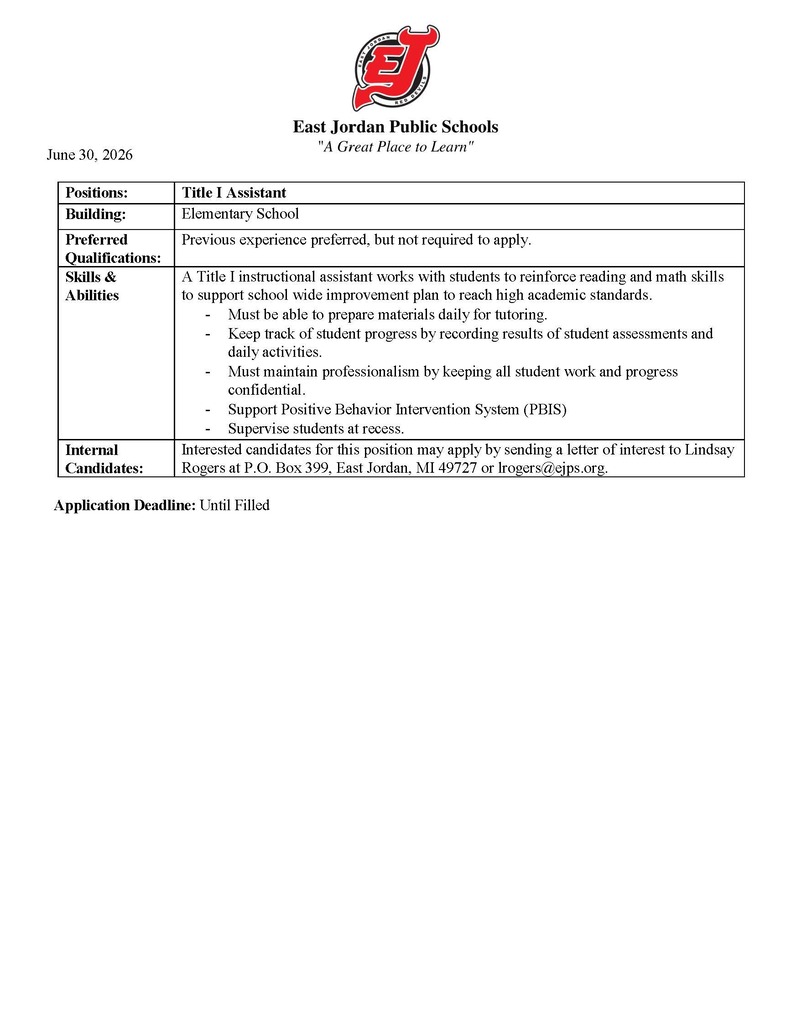 job posting