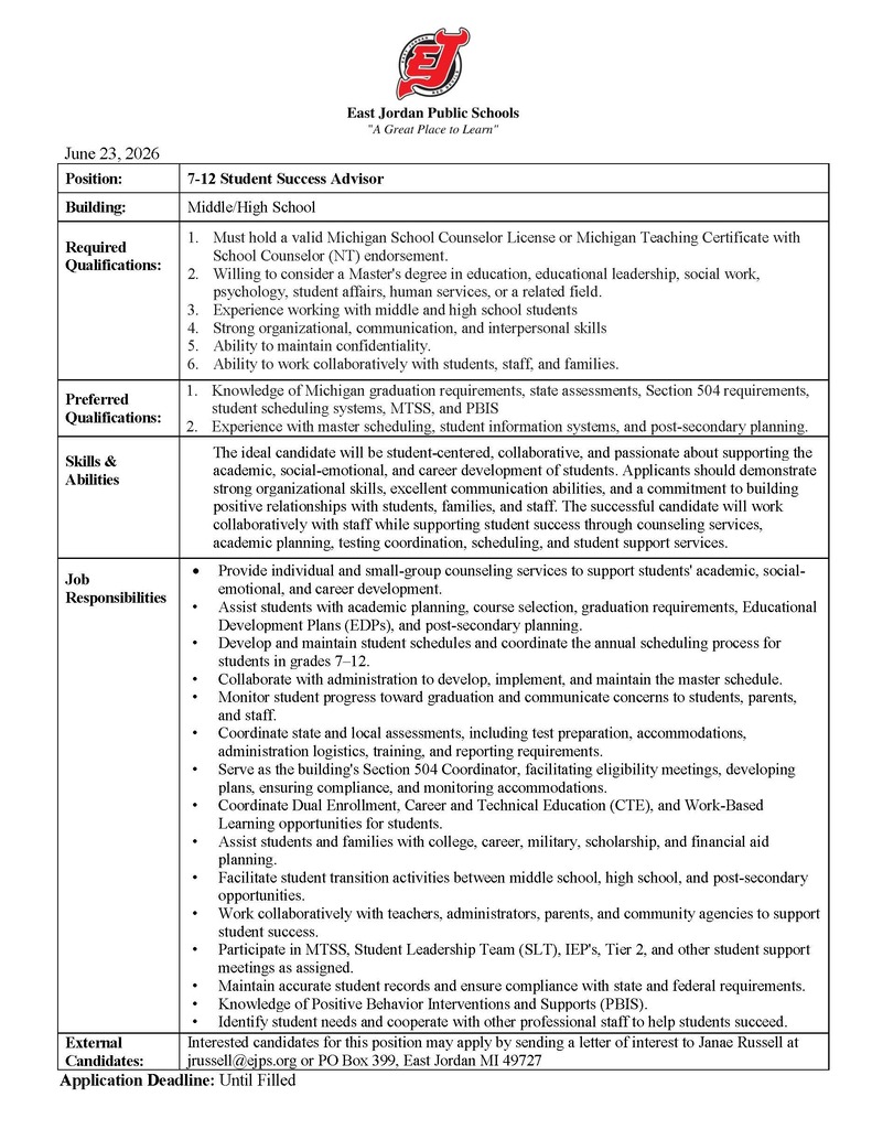 job posting