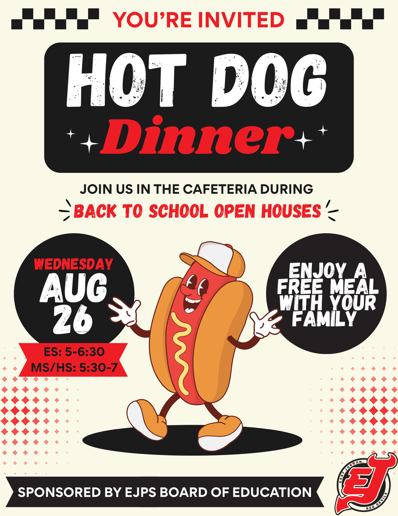 Hot Dog Dinner Flyer