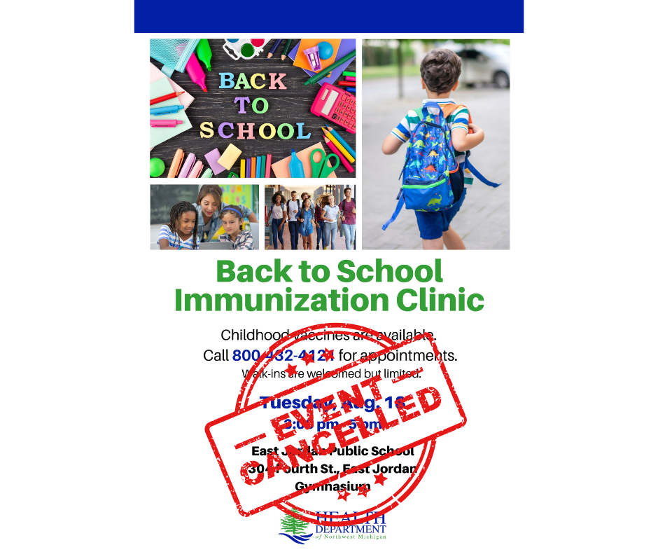 Imm clinic cancelled