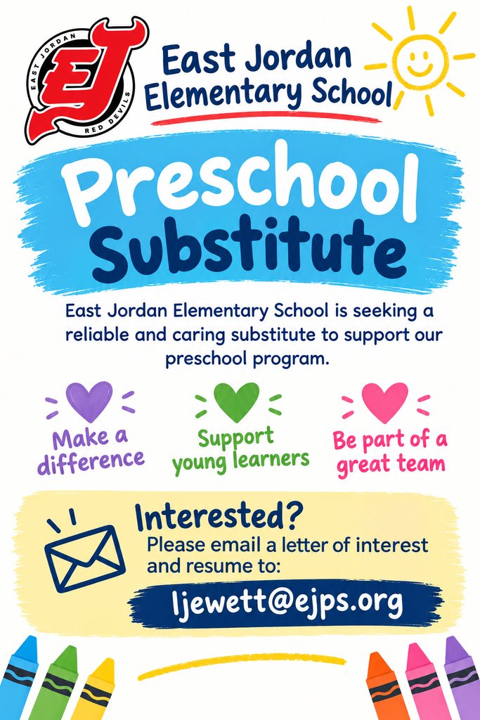 Preschool Substitute Flyer