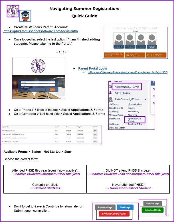 summer school registration