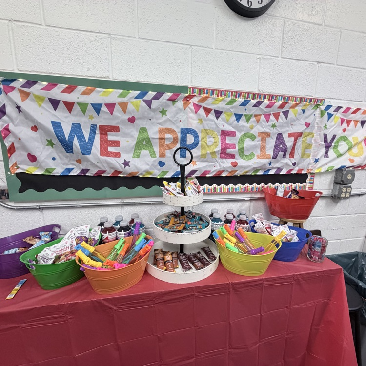 a table full of snacks 