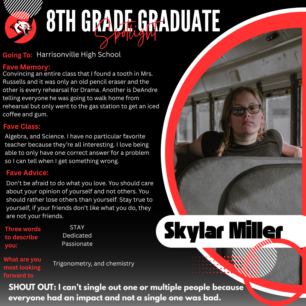 8th grade spotlight post