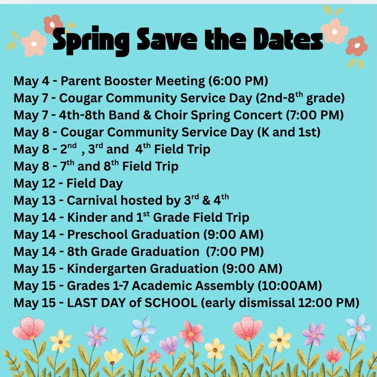 list of dates
