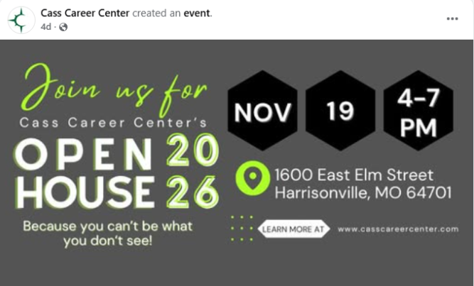 cass career center flyer