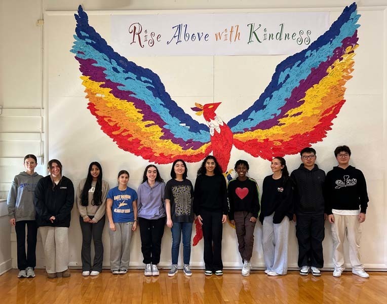 East Meadow’s high school art students complete Unity Day mural 