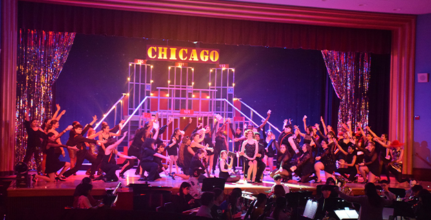 The East Meadow High School Theatre Guild and Music Department recently celebrated a standout success with their production of “Chicago.”