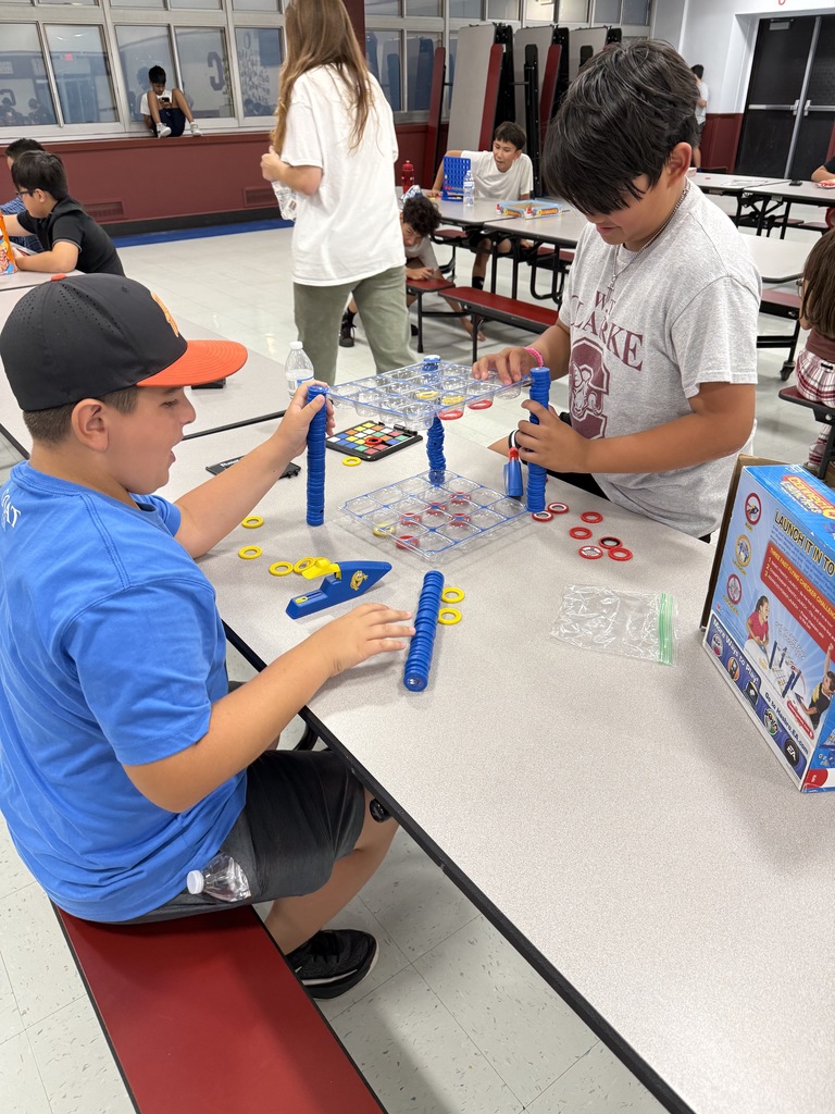 Students playing games