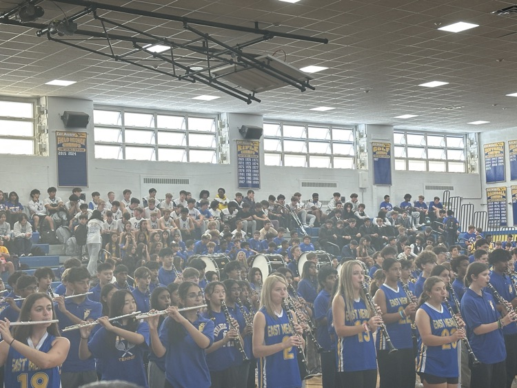 East Meadow Marching Band and Pep Rally