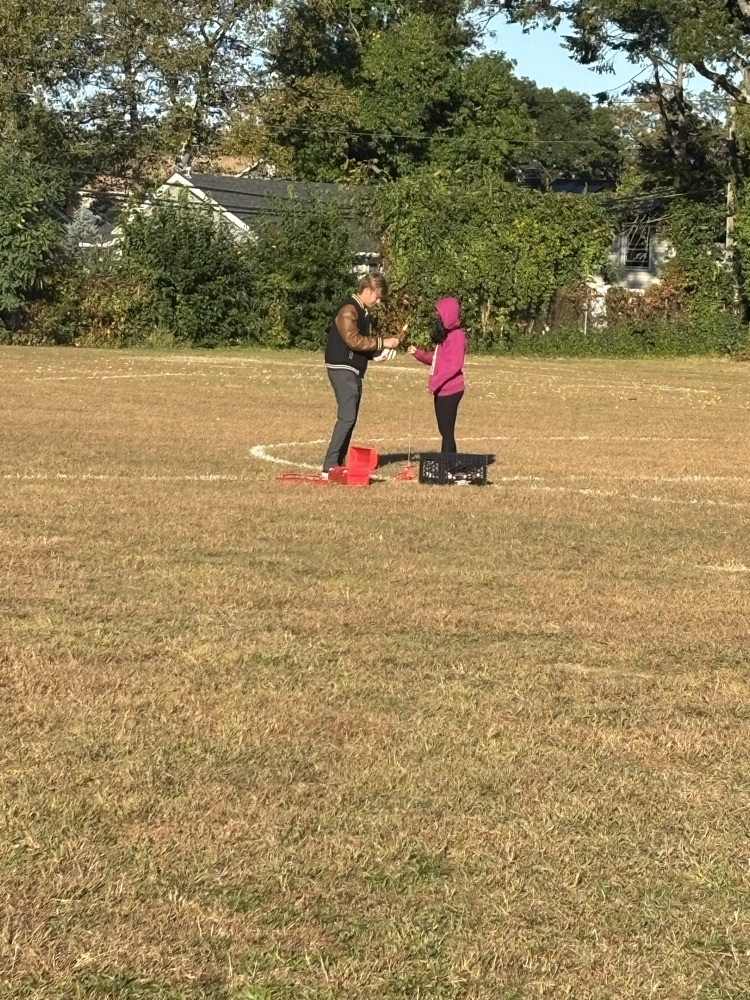 Rocket Launching in Tech Class