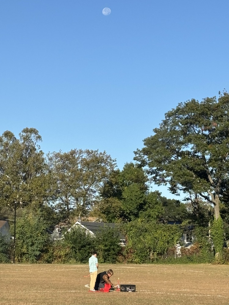 Rocket Launching in Tech Class