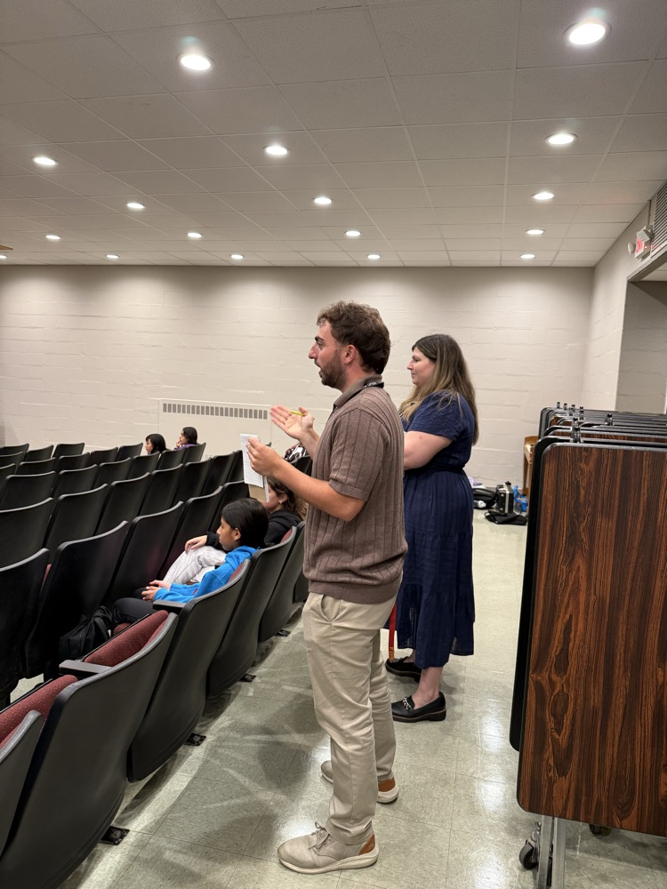 Receiving feedback from teachers and students!