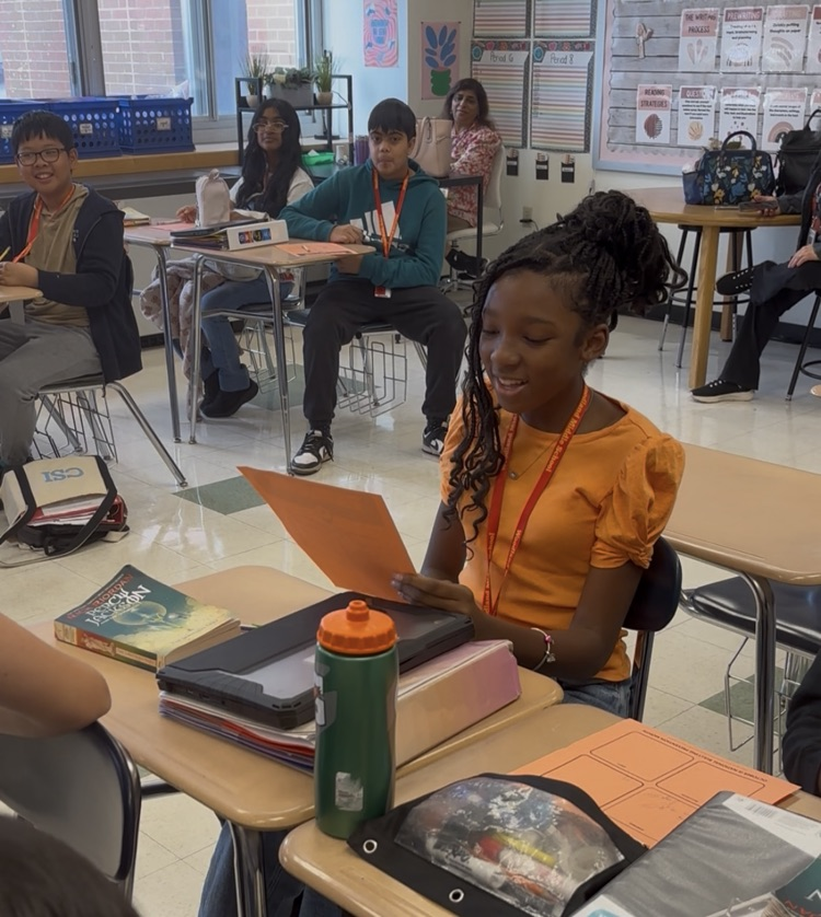 To celebrate Unity Day, sixth graders expressed what acceptance, inclusion, and kindness mean to them through creative writing, art, and music—guided by our Peer Helpers!