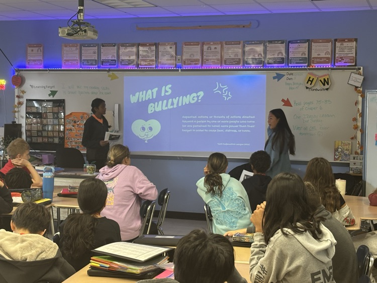 To celebrate Unity Day, sixth graders expressed what acceptance, inclusion, and kindness mean to them through creative writing, art, and music—guided by our Peer Helpers!