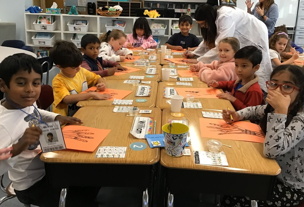 First graders had a special day to learn all about the human body.