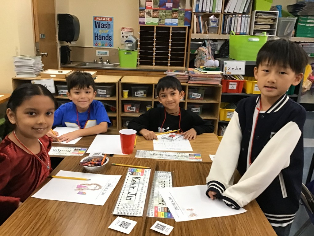 First graders had a special day to learn all about the human body.