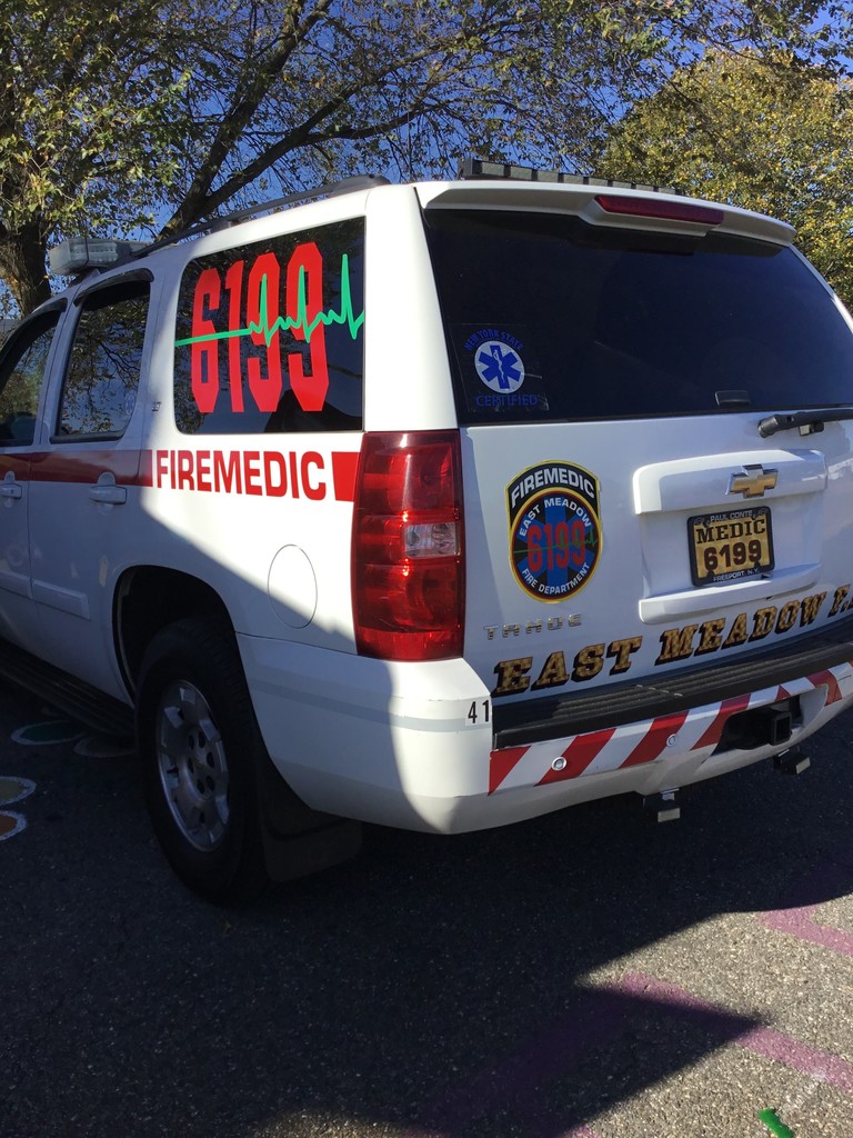 McVey students learning about fire prevention.