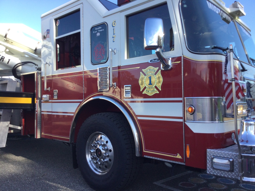 McVey students learning about fire prevention.