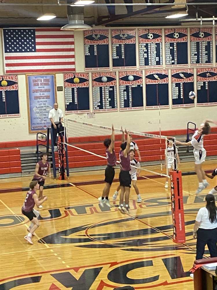 Clarke Volleyball Block