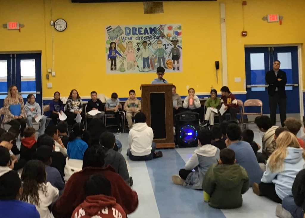 Student Council election speeches.