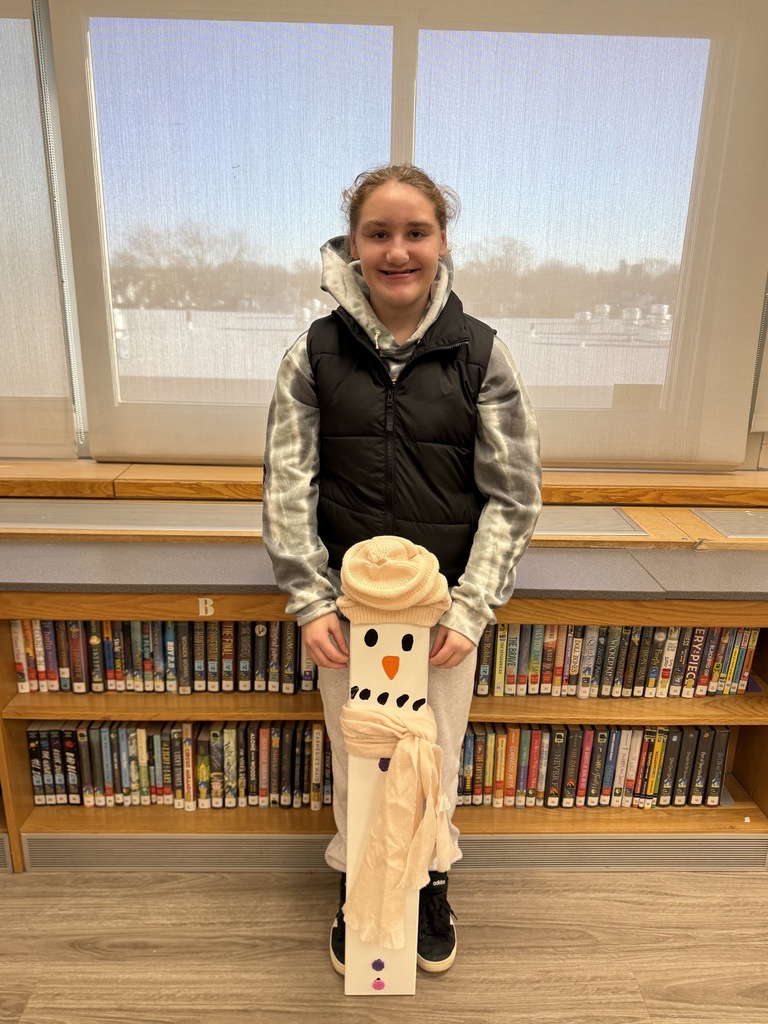 snowman painting on wood