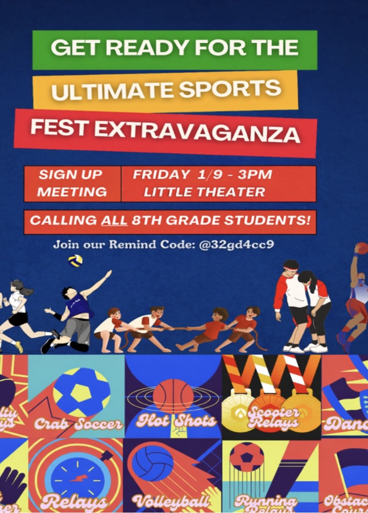 8th Grade Sports Night Flyer