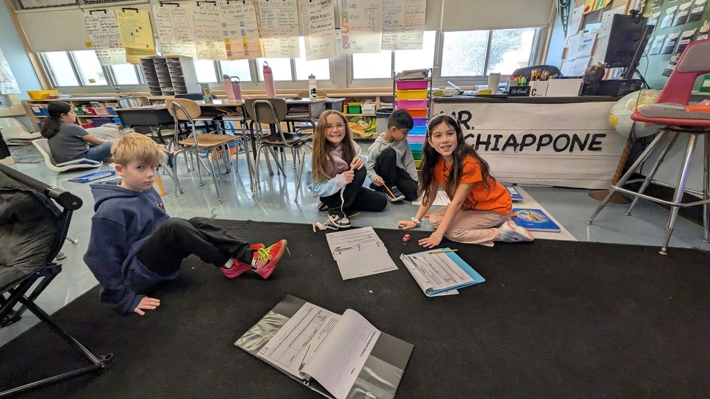 forth graders doing science