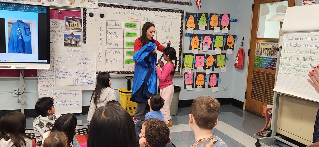 students learning about marathons