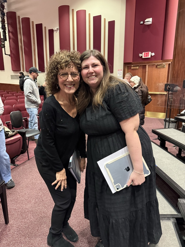 Chorus conductor and accompanist- what a dynamic duo!