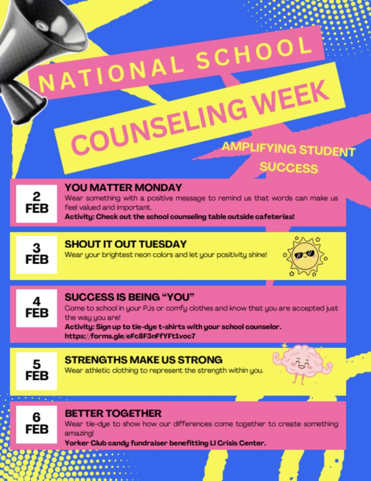 National School Counseling Week 2/2/26-2/6/26