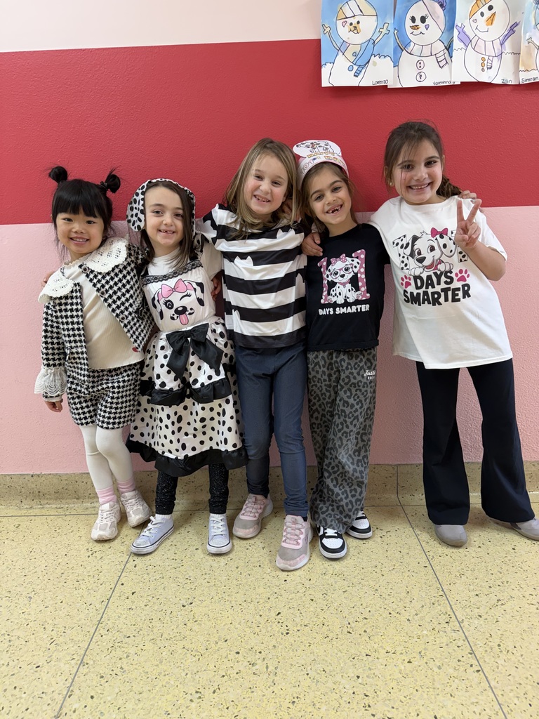 1st graders dressed as dalmations.