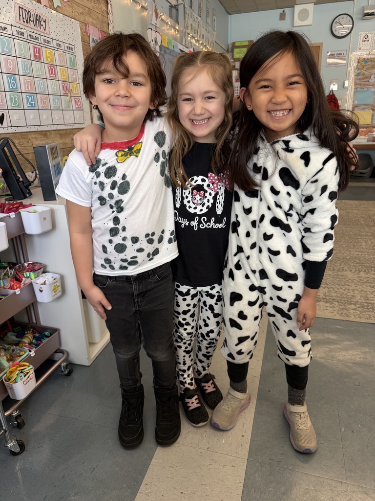 1st graders dressed as dalmations.