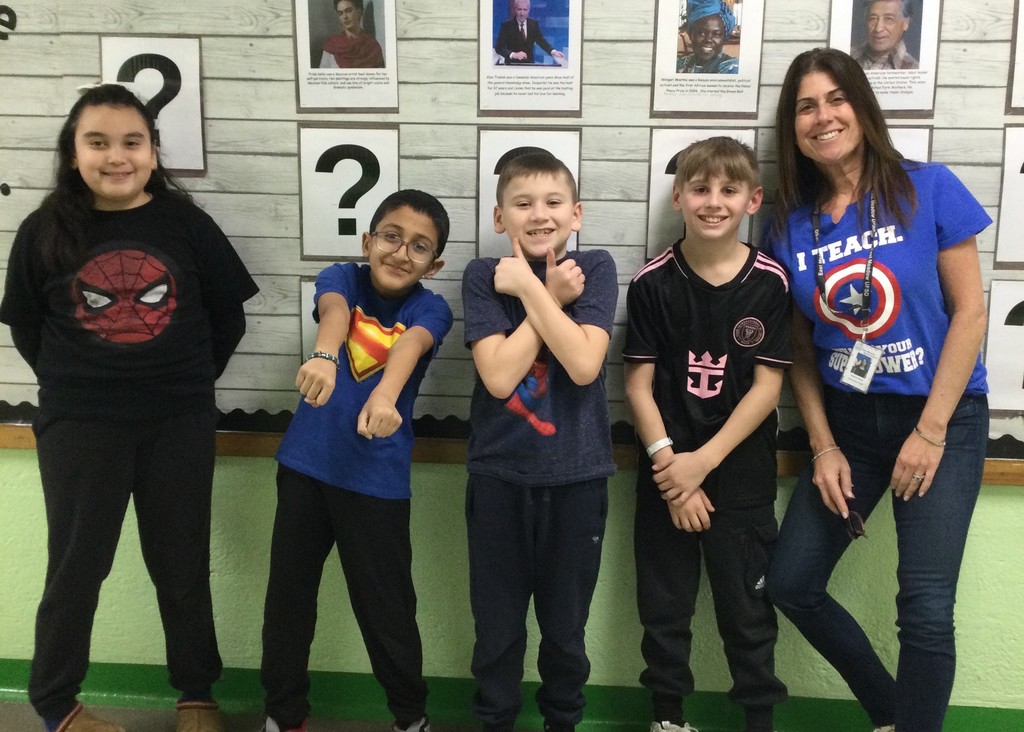 PARP Superhero Day at McVey!