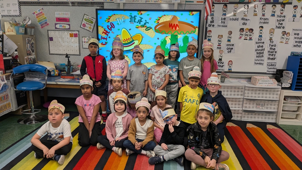 Happy Cinco de Mayo from Mrs. Kwas's class!