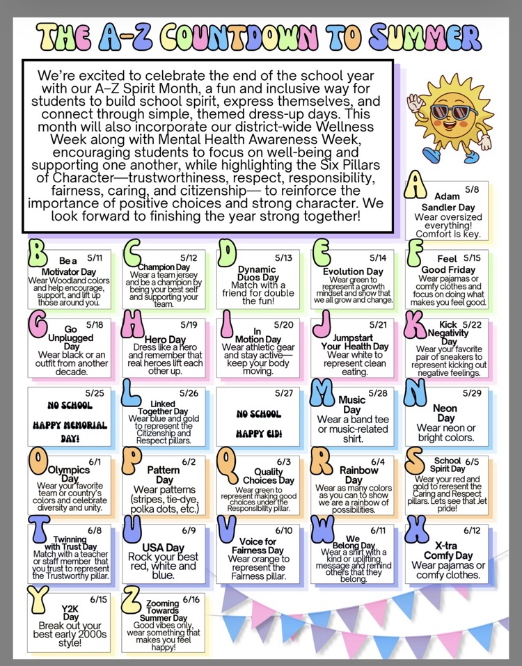 THE A-Z COUNTDOWN TO SUMMER.