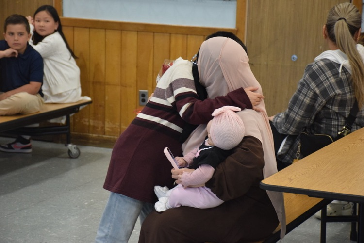 student and mom