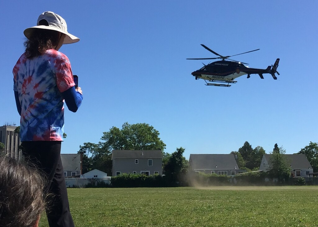Helicopter Landing at McVey