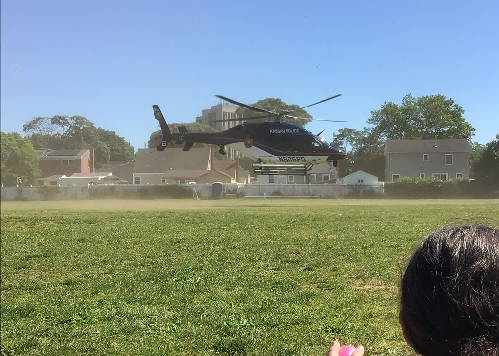 Helicopter Landing at McVey