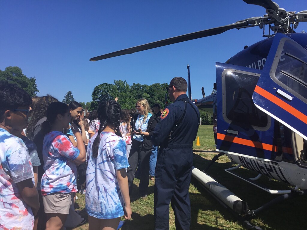 Helicopter Landing at  McVey