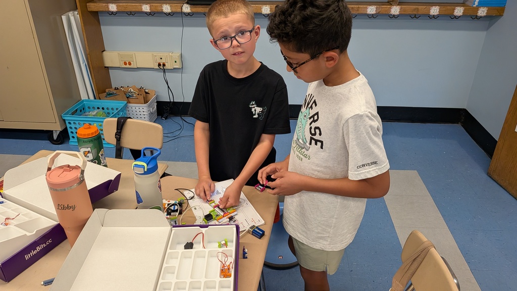 students working in stem