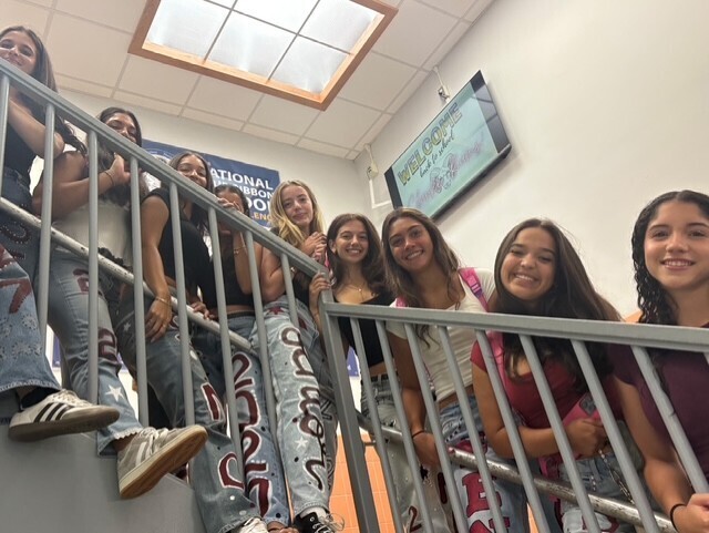 Creative seniors in their custom denim!