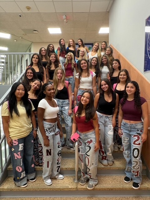 Creative seniors in their custom denim!