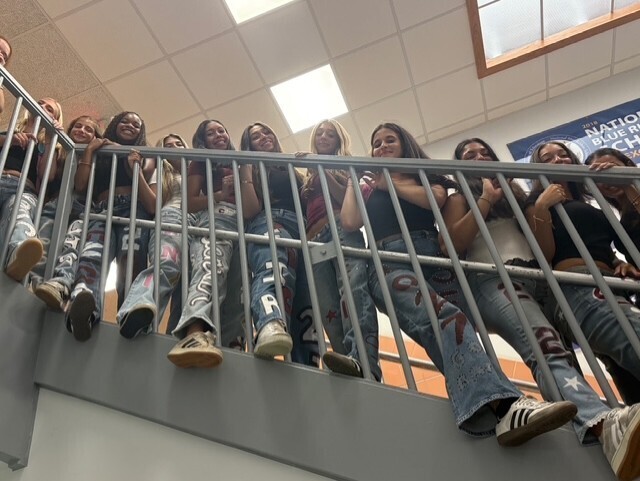 Creative seniors in their custom denim!